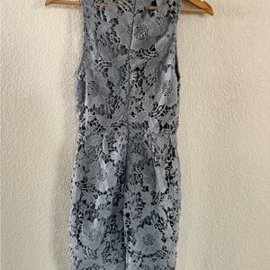 Astr Charcoal Lace Dress